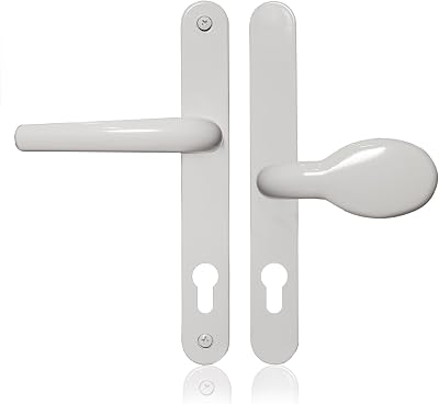 XFORT Uros White UPVC Door Handle PZ 62/92mm 211mm 243mm Aluminium
