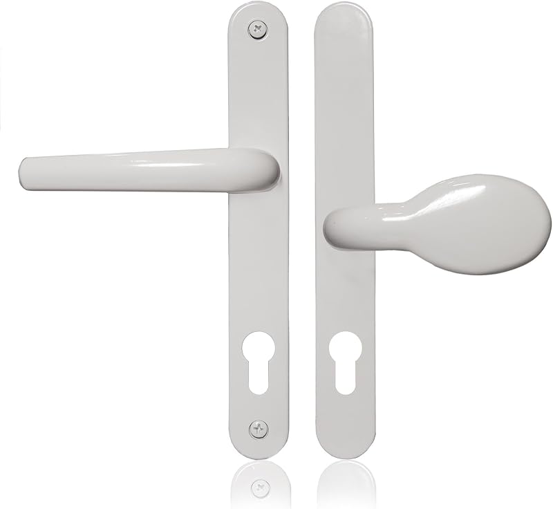 XFORT Uros White UPVC Door Handle PZ 62/92mm 211mm 243mm Aluminium