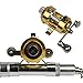 Ice Fly fishing Rod And Reel Combos Kit Set - Aluminum Alloy Pocket Pen Fishing Pole 38'' 53'' 62'' With Baitcasting Reel