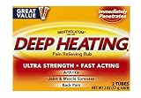 Deep Heating  Pain Relieving Rub, Extra Strength, 2-Ounce (57 g) (Pack of 6)