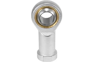 SI12T/K M12 Rod End Bearing M12x1.75 Thread Self-Lubricating Ball Joint Rod Ends Ball Bearing(Right Hand Thread)