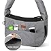 RETRO PUG Travel Mate Pet Carrier Sling Bag - Purse - Front Pack - Shoulder Strap Adjustable - Puppy Carrying Bag - Dog Carriers for Small and Medium Dogs,Cats - Free Silicone Bowl - Up to 10~15 lbs