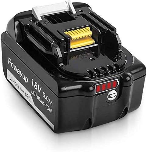 Powayup BL1850B 18V 5.0Ah Lithium Replacement for Makita Batteries Pack