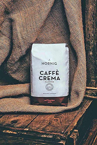 J. Hornig Kaffeebohnen Espresso, Caffè Crema Classico, Großpackung 6x1kg, schokoladiges & nussiges Aroma, für… – Bild 8