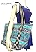 Large Utility Canvas and Nylon Travel Tote Bag Beach Bag For Women and Girls (B.MINT)