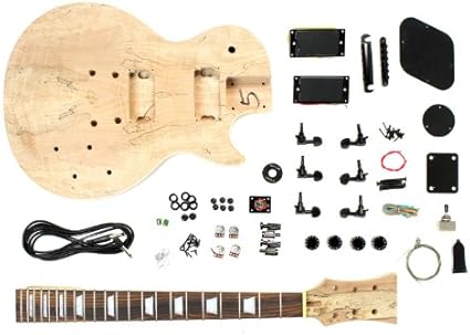 Stellah Kit Guitare Electrique En Acajou A Monter Soi Meme Avec Boulon Et Manche Amazon Fr Instruments De Musique