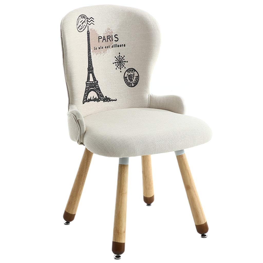 Amazon Com Ch Air Armchairs Chair Solid Wood Fabric Dining Chair Desk Study Chair Home Chair European Furniture Gift Color F Size 424586cm Chairs