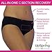 UpSpring Baby C-Panty Low Waist C-Section Recovery Underwear & Postpartum Support (Black, Small)