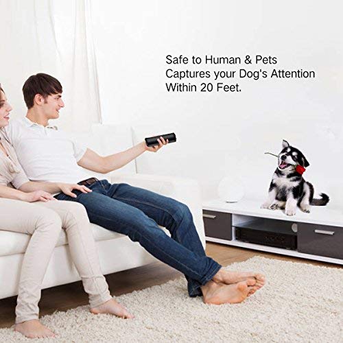image for MEIREN Handheld Dog Repellent & Trainer, Anti Barking Device & Ultraso