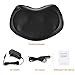 ElleSye Shiatsu Massage Pillow, Heat Therapy, 4 Nodes, Deep-Kneading Massager, for Neck, Shoulders, Back, Thighs, Legs, Home, Office, Car