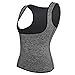 Eleady Womens No Zipper Hot Sweat Slimming Neoprene Shirt Vest Body Shapers (M Fits 30.3-32.6 Waistline, Grey)
