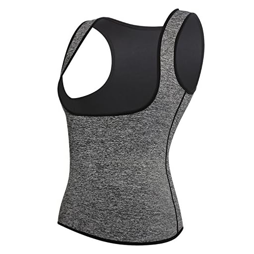 Eleady Womens workout Waist Trimmer Hot Sweat Slimming Neoprene Shirt Vest Body Shapers - Image 5