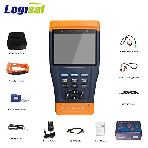 Logisaf LCD Monitor CCTV Camera Tester Video PTZ RS485 UTP