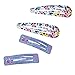 KimmyKu 10Pairs/20Pcs Infant Toddler Baby Girls Snap Hair clips Accessories Barrettes Bows Non Slip Plus 300pcs Rubber Hair Bands Tie