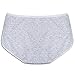 WoFee Young Girls' 100% Cotton Menstrual Period Anti-penetration Pants Pack of 4 Blue+Grey Size L