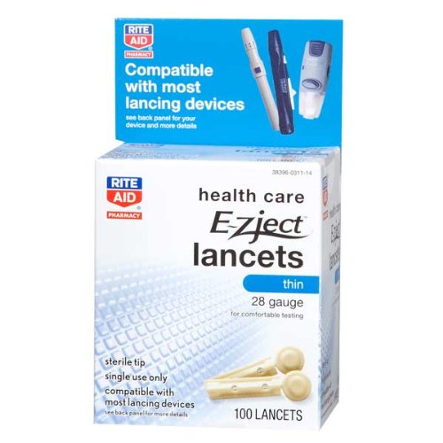 Rite Aid Lancets, Thin, 28 Gauge, 100 ct Health Beauty Health Care