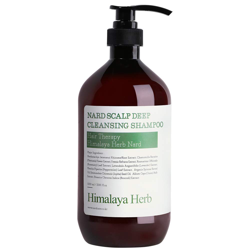 Bouquet Garni NARD Scalp Deep Cleansing Shampoo 33.8 Fl Oz - Natural Surfactant Anti Dandruff Shampoo for Itchy Dry Scalp - Natural Calming Ingredients Lavender Rosemary Argan Jojoba Oil Amino Acids