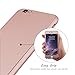 60 Full Body Phone Case Ultra Thin Exact-Fit Premium Matte Protective Hard Slim Cover Case with Built-in 2 Pcs Screen Protector for iPhone 6S/6 4.7 inch-Rose Gold
