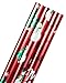 American Greetings Snowman, Merry Christmas, and Trees Christmas Foil Gift Wrapping Paper, 3-Roll, 40