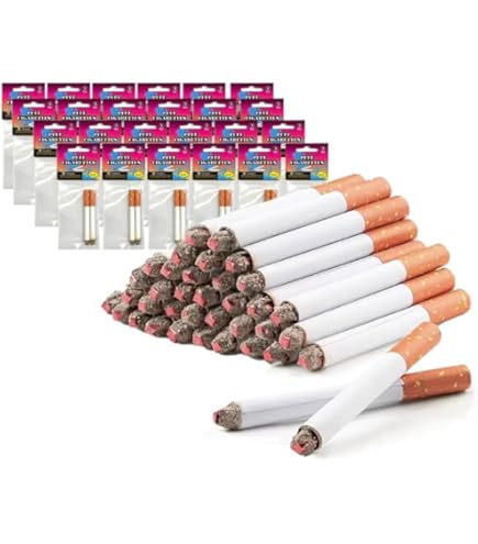 imitation cigarettes with smoke Amazon.com: CLESEN Fake Cigarettes,3.25 Inch Fake Puff Cigarettes(Pack of  24),Blow Smoke, Faux Cigs with a Realistic Look Durable/Realistic