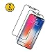 iPhone XS/iPhone X Screen Protector, JOTO Full Screen Tempered Glass Screen Protector Film, Edge to Edge Protection Screen Cover Saver Guard for Apple iPhone Xs 2018 / iPhone X 2017 (2-Pack, Black)