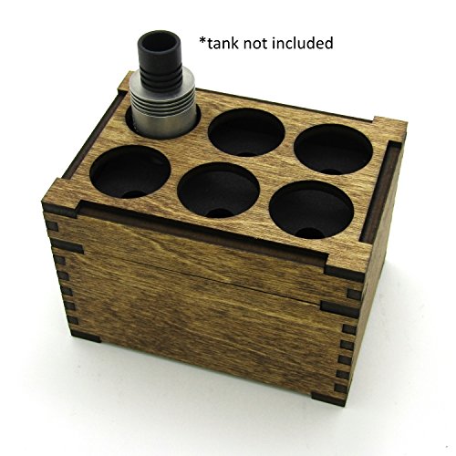 TANK VAPE STAND w/ STORAGE fits tfv8 baby beast smok 220 alien smoktech & others