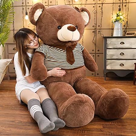 Amazon Bears Homeぬいぐるみ 熊 クマ コストコ 巨大 テディベア 抱き枕 クリスマス 誕生日 プレゼント 可愛い インテリア 撮影道具 添い寝 80cm ぬいぐるみ おもちゃ