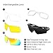 Ewin E11 Polarized Sports Sunglasses with 4 Interchangeable Lenses for Men Women Golf Baseball Volleyball Fishing Cycling Driving Running Glasses, TR90 Unbreakable Frame, Waterproof, Anti-Fog Lens