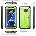 SUPCASE Unicorn Beetle Pro Series Case Designed for Galaxy S7 Edge, Full-Body Rugged Holster Case Without Built-in Screen Protector for Samsung Galaxy S7 Edge (2016 Release) (Green/Gray)