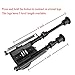 Feyachi Rifle Bipod 6 inch to 9 inch adjustable Heavy Duty Tactical for Hunting