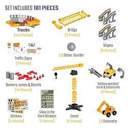 JITTERYGIT Construction Race Track Site Toy