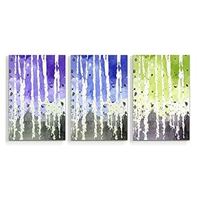 3 Panel Silver Birch Pictures Home Wall for...