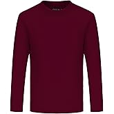 Opna Youth Athletic Performance Long Sleeve Shirts for Boys or Girls - UV Protection Moisture Wicking Rash Guard