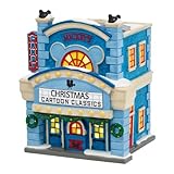 Department 56 Disney Village Mickey's Cinema Lit House, 6.69-Inch