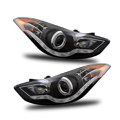 Buy SPPC Projector Headlights Black 