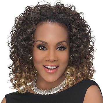 Vivica A Fox Hw Tweedy Synthetic Fiber 3 4 Half Wig In Color