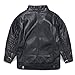 LJYH Boys Leather Jackets New Spring Children Collar Motorcycle Faux Leather Zipper Coats