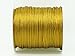 OLD GOLD 1mm Bugtail Satin Cord Shamballa Macrame Beading Nylon Kumihimo String (210ft Spool)