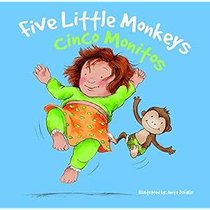 Five Little Monkeys / Cinco Monitos (Nursery Rhymes) (English and Spanish Edition)
