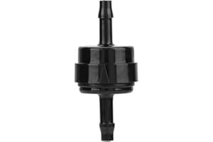 Automotive Check Valve One Way Flow Control for Fuel Gas Liquid Air Systems, Spring Type Non-Return Inline Valve for Cars and