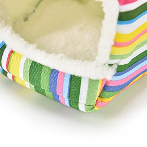 Ioffersuper 1 Pcs Pet Soft Pad/Bed/House/Nest Small Animal Cage For Hamster/Hedgehog/Rat/ (B) - Thumbnail 5