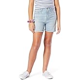 Levi Strauss Signature Gold Girls High Rise Cut-Off Short