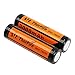 ThorFire 3000 mAh 3.7V 18650 Battery Protected Rechargeable Li-ion Battery for Flashlight