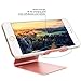 Ifecco Portable Aluminum Solid Stand Hands Free Mobile Smart Cell Phone Holder Tablet Display Stands for Smartphone (Rose Gold)