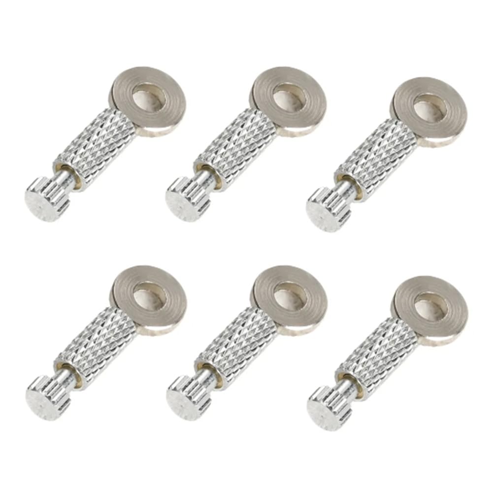 Gokoti 6Pcs Leather Suture Positioning Needle DIY Tool Suture Fixed Position Needle Leather Fixed Suture Needle 0-6mm