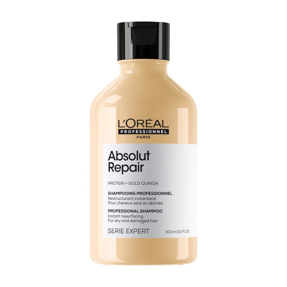 L’Oréal Professionnel Absolut Repair Hydrating Shampoo 300ml, for Dry Hair, Intense Softness & Shine, Moisturising & Nourishing — image 1