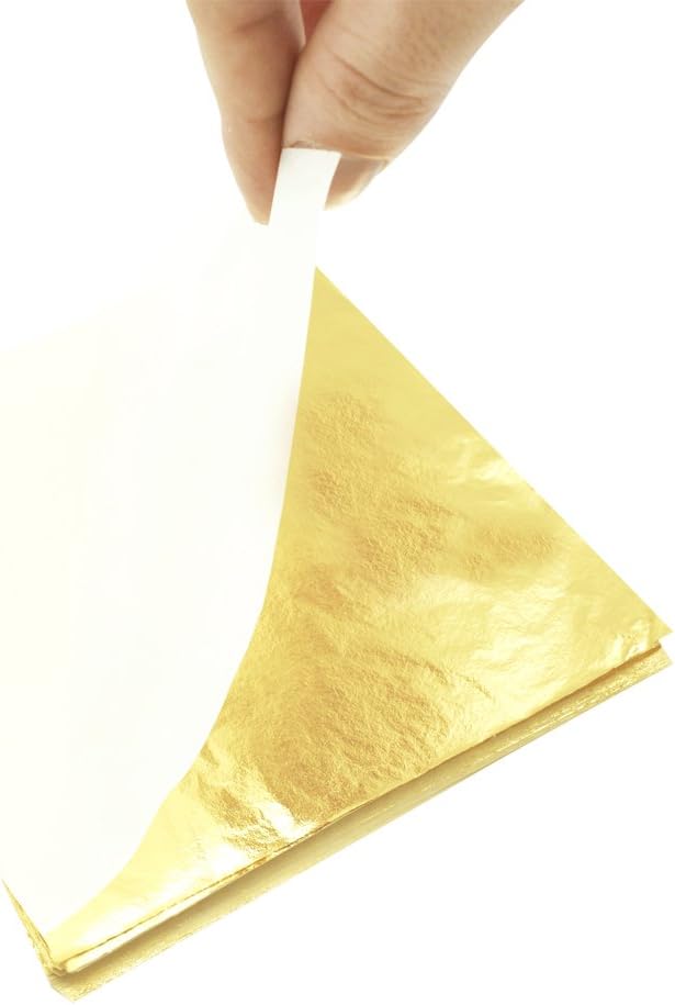 Gold Leaf 100 Sheets Kit Genuine For Arts Gilding Crafting Pure Leaves New 672550726619 eBay