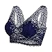 uxcell Women Full Lace Pullover Elasticity Wirefree Padded Bra Tank Crop Tops