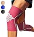 Sparthos Knee Compression Sleeves (Pair) – Support Sports, Running, Joint, Knee Pain Relief – Knee Brace Men Women – Knee Sprains Strains Arthritis Ligament Injury Recovery (Pink-XL)