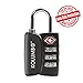 TSA Lock - 3 Digit Combination - Best TSA Approved Lock For Travel Safety and Security - Lock Alert, Heavy Duty Luggage Lock, TSA Suitcase Lock - Lock Safe Protection